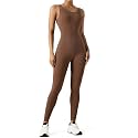 speerise Sleeveless Bodycon Jumpsuit Tank Unitard Tummy Control Bodysuit