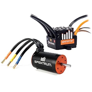 spektrum firma 85a brushless smart esc  4000kv sensorless motor combo spmxsemc02