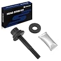 SPELAB Hardened Harmonic Balancer Damper Bolt Compatible with Chevrolet GM GEN III IV LS 4.8L 5.3L 6.0L 6.2L, Balancer Bolt & Assembly Lubricant