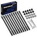 SPELAB Head Bolts Kit Cylinder Head Stud Assembly Kit & Assembly Lubricant