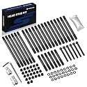 SPELAB Head Stud Replacement Kit Compatible with Dodge 1989-1998 Cummins 5.9L 12 Valve Models, Cylinder Head Stud Assembly Kit & Assembly Lubricant