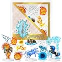 Skinny Minis Magic Spell Effects Set, 16 Flat Minis for Fantasy Tabletop Gaming, DND Compatible, 2D Magic Effects Miniatures, 5e & Pathfinder Minis, DND Accessories