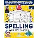 Spelling Weekly Practice for 3rd Grade: Vocabulary Builder Workbook to Learn to Write and Spell Essential Sight Words | Phonics Activities and ... Ages 8-9 (Elementary Books for Kids)