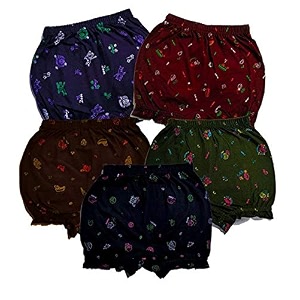 Boys Girls Cotton Printed Bloomers Pack