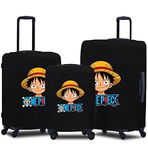 spendex polyester protective luggage cover  hard luggage trolley bag cover  washable  dust proof  stretchable  sml - combo  captain 1