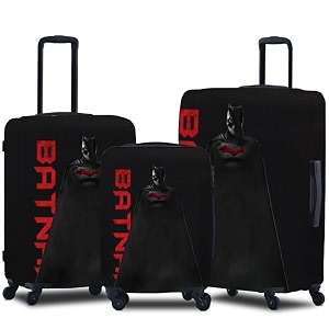 spendex polyester protective luggage cover  hard luggage trolley bag cover  washable  dust proof  stretchable  sml - combo  vengeanceee