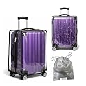 Spendex Polyester Protective Luggage Cover | Hard Luggage Trolley Bag Cover | Washable | Dust Proof ||| L - 28 inch | Transparent
