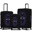 Spendex Polyester Protective Luggage Cover | Hard Luggage Trolley Bag Cover | Washable | Dust Proof | Stretchable | S/M/L - Combo | Vibranium Stealthh