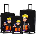 Spendex Polyester Protective Luggage Cover | Hard Luggage Trolley Bag Cover | Washable | Dust Proof | Stretchable | S/M/L - Combo | Hokagee