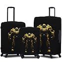 Spendex Polyester Protective Luggage Cover | Hard Luggage Trolley Bag Cover | Washable | Dust Proof | Stretchable | S/M/L - Combo | Cyber-Stinger___