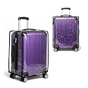 Spendex Polyester Protective Luggage Cover | Hard Luggage Trolley Bag Cover | Washable | Dust Proof | M - 24 inch | Transparent