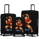 Spendex Polyester Protective Luggage Cover | Hard Luggage Trolley Bag Cover | Washable | Dust Proof | Stretchable | S/M/L - Combo | Captain