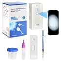Sperm Microscope & At-Home Semen Analysis Fertility Test – 2-in-1 Fertility Check for Men | Single-Use Male Wellness Device for Conception Readiness & Reproductive Health Awareness
