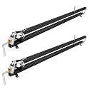 SpeTool 36 inch Panel Clamp 2 Pack, 4-Way Pressure Steel Parallel Clamp for Board Cabinet, Tabletops, Woodwork, Adjustable Parallelogram Couplers, Cutting Board Clamps for Precision Projects