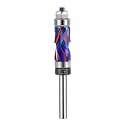 SpeTool Coated Flush Trim Router Bit 1/4 Shank with Top & Bottom Bearing, 1/2 Inch Cutting Dia