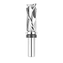 SpeTool Top Bearing Compression Flush Trim Router Bit 1/2" Shank 3/4" Cutting Diamter, Solid Carbide Pattern Flush Router Bit for Wood Trimming