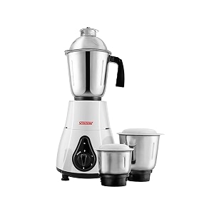 mxt-05 550 watt mixer grinder with 3 jars white and 2 year replacement warranty