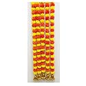 SPHINX Artificial Marigold Garland with Golden Bells, Fluffy Genda Phool Toran,30 Flowers per String,Door Hanging,Trousseau Backdrop Decor,Diwali Pooja Ganesh Chaturthi- (Yellow and Dark Orange, 5)