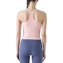 sphinx cat Womens Ribbed Workout Crop Tops with Built in Bra Yoga Racerback Tank Top Slim Fit