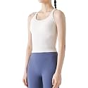 sphinx cat Womens Ribbed Workout Crop Tops with Built in Bra Yoga Racerback Tank Top Slim Fit