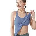 sphinx cat Womens Ribbed Workout Crop Tops with Built in Bra Yoga Racerback Tank Top Slim Fit