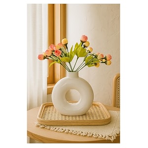 SPHINX Ceramic Vase with Artificial Flowers Flower