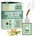 Spice Drop Assami Adrak Chai Masala Extract | Contains Cardamom, Ginger &amp; Lemongrass | Flavors 180 cups | 5ML equals 125 grams of powder | No preservative | 1 drop per cup | Tea Masala Drops