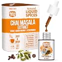 Spice Drop Chai Masala Extract | Contains Cardamom, Ginger &amp; Black Pepper | Flavors 180 cups | 5ML equals 125 grams of powder | No preservative | 1 drop per cup | Tea Masala Drops