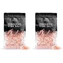 The Spice Lab Pink Himalayan Salt – Coarse Grain for Grinder, 2.2 lb / 1 Kilo – Gourmet Himalayan Salt Pure Crystal – Kosher & Natural Certified (Pack of 2)