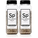 Spiceology – Salt Pepper Garlic (SPG) Seasoning – Premium Blend for Beef, Pork, Poultry & Veggies – Ideal as Steak Rub, BBQ Seasoning & All-Purpose Meat Rub – 18 oz (Pack of 2)