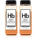Spiceology - Smoky Honey Habanero - Sweet & Spicy BBQ Rub for Smoking or Grilling - Use On: Chicken, Wings, Pork, Steak, Nuts, Butter, Bacon, or Burgers - 24 oz (Pack of 2)