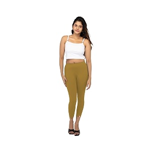 tailored cut amp classic fit stretchable viscose elasthane fabric ankle length leggings for women