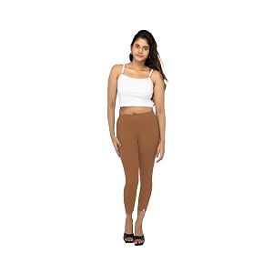 tailored cut amp classic fit stretchable viscose elasthane fabric ankle length leggings for women