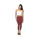 Tailored Cut &amp; Classic Fit Stretchable Viscose Elasthane Fabric Ankle Length Leggings for Women