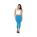 Tailored Cut &amp; Classic Fit Stretchable Viscose Elasthane Fabric Ankle Length Leggings for Women