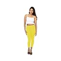 Tailored Cut &amp; Classic Fit Stretchable Viscose Elasthane Fabric Ankle Length Leggings for Women