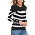 Spicy Sandia Women's Long Sleeve Crewneck Sweaters Dressy Casual
