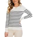 Spicy Sandia Women's Long Sleeve Crewneck Sweaters Dressy Casual