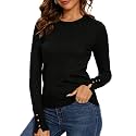 Spicy Sandia Women's Long Sleeve Crewneck Sweaters Dressy Casual