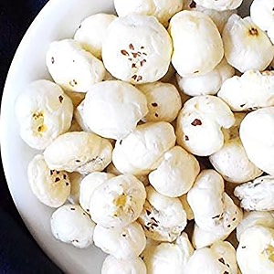 spicyculture premium medium size phool makhana 1 kg  fox nutslotus seeds  natural amp crunchy makhana fit for fasting  high protein amp rich in fiber