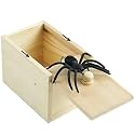 Spider Prank Scare Box, Handmade Fun Practical Surprise Joke Boxes, Hilarious Halloween Spoof Gift Box for Adults Kids