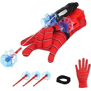 spider web shooters toy for kids  hero launcher wrist toy set  fun amp educational  sticky wall soft bomb for cosplay amp interactive play  birthday gift