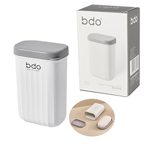 1pc 2in1 transparent plastic portable leakproof travel bar soap holder box case with cover lid and drainage dish tray for bathroom camping travelling - best bar soap travel container