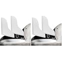 Spidfee Shower Splash Guard Kit, Large Splash Guards for Bathtub Waterproof Self-Adhesive Shower Corner Guards to Keep Water in Shower or Bath, Pack of 4 (9.1 x 7.1 inches)