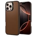Spigen Cyrill Kajuk Mag | iPhone 16 Pro Case | Crossbody Lanyard Strap iPhone 16 Pro Back Cover | Faux Leather+TPU+PC - Classic Charm Black