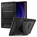 Spigen for Galaxy Tab S10+ Plus/S9+ Plus Case (2024/2023), Tough Armor Pro Protective Hard Shell with Kickstand and Built-in S Pen Holder, Drop-Proof Dual-Layer Protection, 12.4 Inch, Black