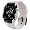 Spigen Case with Strap Band for Apple Watch Series 11/10 42mm, Rugged Protection, Flexible(Rugged Armor Pro) - Dune Beige