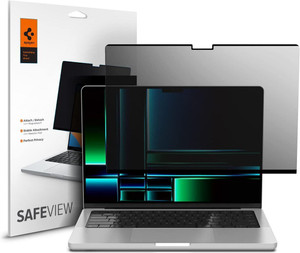 spigen screen guard for macbook pro 14 inch m5 pro m5 max 2026  m5 2025  m4 2024  m3 m3 pro m3 max 2023 m2 series