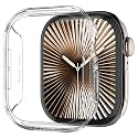 Spigen Protective Case for Apple Watch Series 11/10 42mm, Ultra Slim, Lightweight(Thin Fit) - Crystal Clear
