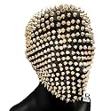 Spike Mask Studded Full Face Mask Cover Halloween Masquerade Mask Spikes Steampunk Haute Couture Ski Mask